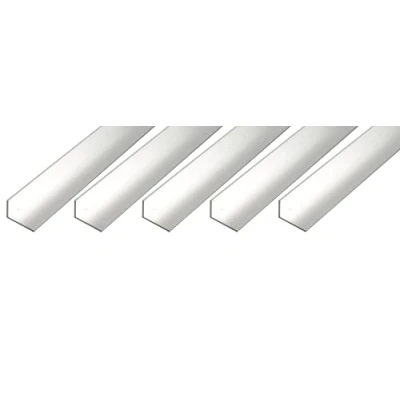 Imagen de GAH Alberts 497026 465995 Perfil angular de aluminio, natural, 1000 x 25 15 mm, 5 unidades