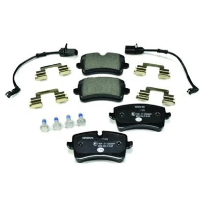Imagen de HELLA 8DB 355 015 201 Juego de pastillas freno con contacto avisador desgaste tornillos pinza accesorios AUDI: A8 D4
