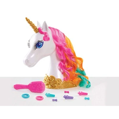 Imagen de Barbie JP 62861 Dreamtopia Unicorn Styling Head, Multicolour
