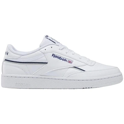 Imagen de Reebok Club C 85 Vegan, Zapatillas de Deporte Hombre, FTWR White Hoops Blue F23 Steely Fog F23, 38 EU