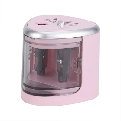Imagen de SIUKE sacapuntas con deposito metalico lapices kawaii tipex eléctrico doble electrico niños lapiz pintura de