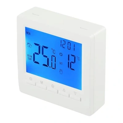 Imagen de Termostato programable de 3 A, controlador digital temperatura ambiente, termostatos LCD para calefacción habitación