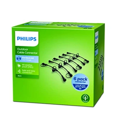 Imagen de Philips Set de 6 conectores sistema iluminación exterior GardenLink, protección IP65