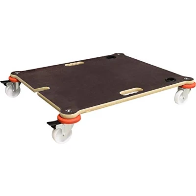 Imagen de WAGNER Carro de Transporte/apilamiento MM 1376 70 x 60 cm para apilar sillas, Capacidad Carga 200 kg, Protege la Pared, Ahorro Espacio, Antideslizante, Asas Transporte 20137601