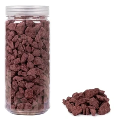 Imagen de HEKU 30336 15: Piedras Decorativas Color Burdeos, 750 g, en Bote resellable
