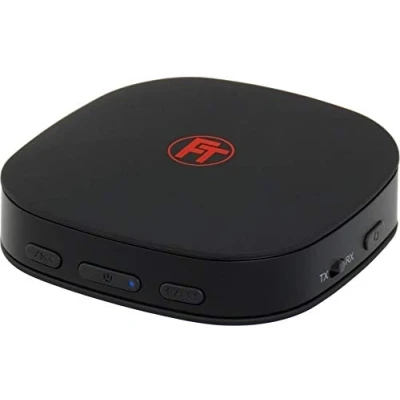 Imagen de FeinTech Transmisor de audio Bluetooth 5.0 aptX HD baja latencia Toslink SPDIF, negro