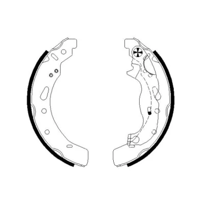 Imagen de TEXTAR 91072100 Zapatas de freno 200 32 con palanca mano MAZDA: 2 Hatchback