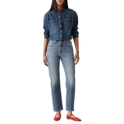 Imagen de Levi&#039;s 501 CROP Vaqueros rectos, Mujer, Talla: 24x28, Blue denim