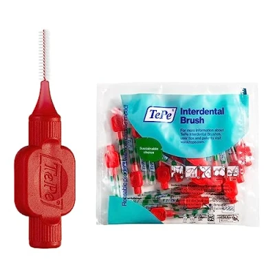 Imagen de TEPE, Cepillo interdental ISO tamaño 2 05 mm, rojo, 20 unidades