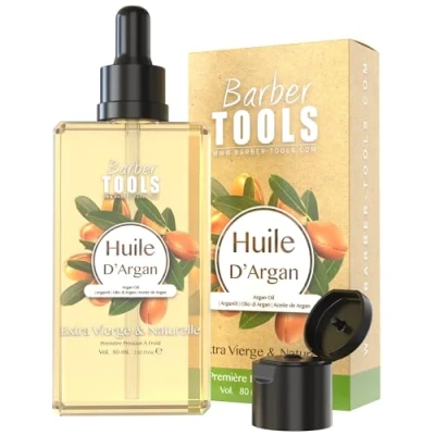 Imagen de Aceite de ARGAN 100% Puro, Natural y Prensado en Frío Cara, Cuerpo, Cabello, Barba, Uñas Argán (80 ml)