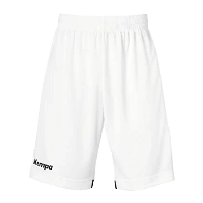 Imagen de Kempa Player Long Shorts, Pantalón Corto Hombre, Blanco/negro, L