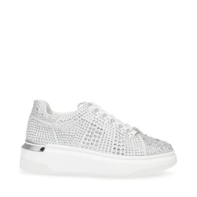 Imagen de Steve Madden Globes Zapatillas white/silvercoloured, Mujer, Talla: 37, White/silver/coloured Zapatos