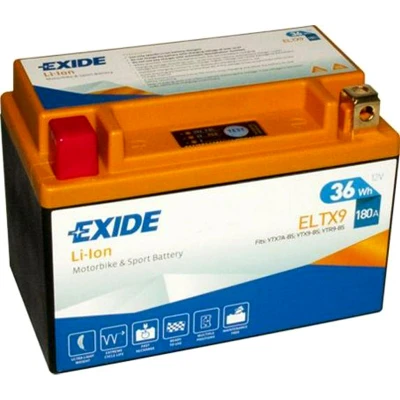 Imagen de EXIDE Li ion ELTX9 Batería de arranque 12V 3Ah 180A