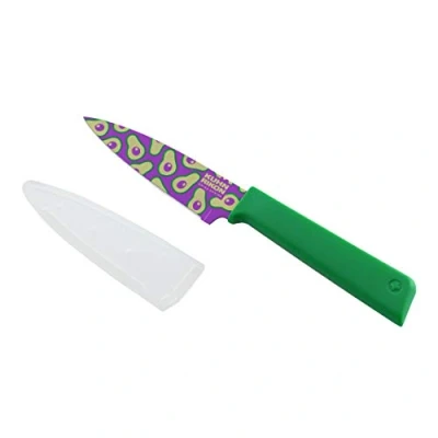 Imagen de KUHN RIKON COLORI+ Rüstmesser / Gemüsemesser Avocado (Limited Edition Funky Fruit), Edelstahl, 19.5 cm