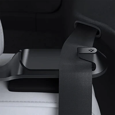 Imagen de Spigen Soporte para Cinturón de Seguridad Asiento Trasero Diseñado Tesla Model Y Negro