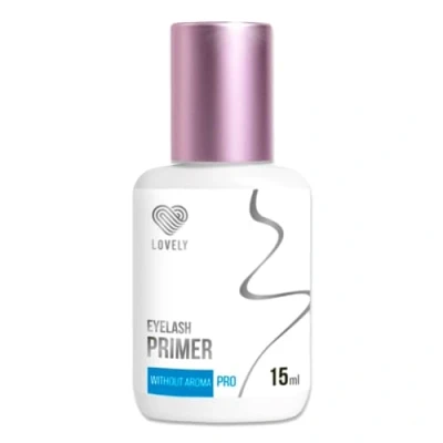 Imagen de LOVELY Primer para Extensiones de Pestañas sin Fragancia 15ml Mejora la Adherencia, Pretratamiento Aplicación &amp; Promotor Adhesión Piel Sensible