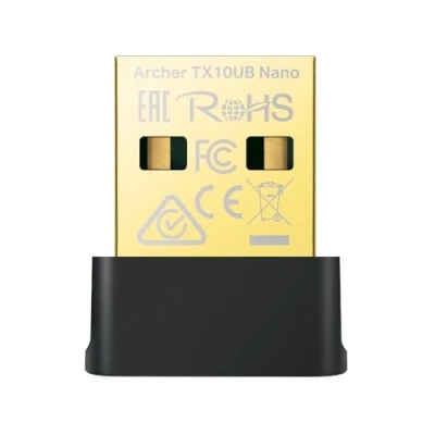 Imagen de TP Link Archer TX10UB Nano WiFi Buletooth Adaptador para PC, Wi Fi 6 AX900 Dual Band WLAN Stick, Bluetooth 5.3, tamaño, WPA3, MU MIMO, Solo Compatible con Windows 11/10