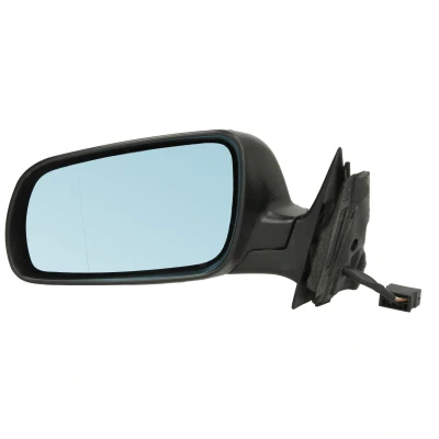 Imagen de espejo retrovisor Tyc 302 0012 izquierda para ajuste elect. espejo, asférico, tintado en azul, calefactable, Caja grande de AUDI: A4 B5 Avant