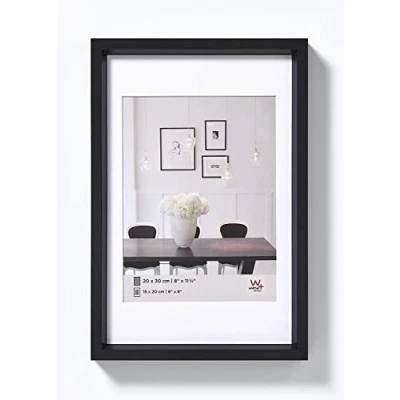 Imagen de Walther Design ES520B Steel Style, Marco De Plástico, 15x20 cm, Negro