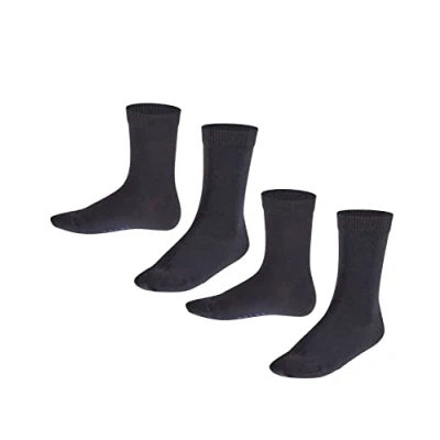 Imagen de FALKE Happy 2 Pack K SO algodón unicolor pares, Calcetines Unisex niños, Multicolor (Sortiment 0030), 31 34