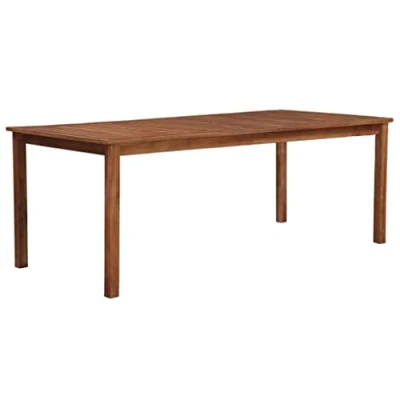 Imagen de vidaXL Mesa de Comedor Jardín Rectangular Terraza Patio Madera Acacia Maciza