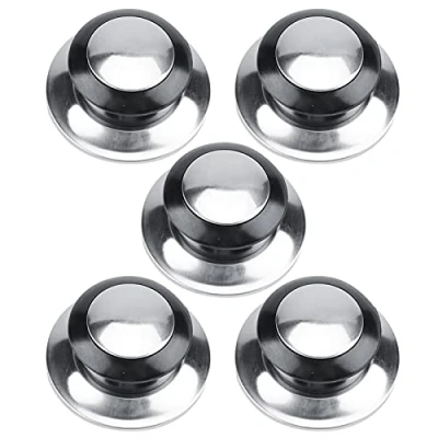 Imagen de 5 piezas de cacerola resistentes a las altas temperaturas prueba calor Perilla elevación Manija cocina en casa Utensilios