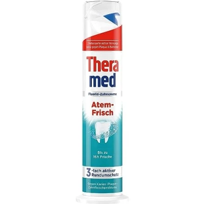 Imagen de Theramed pasta de dientes dispensador aliento fresco, 5 pack (5 x 100 ml)