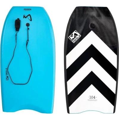 Imagen de Mesle Bodyboard Niños y Adultos Speed Skin con Leash, Principiantes Avanzados, Tabla de Surf para Playa, Mar, Piscina, Natación, Boogie Board