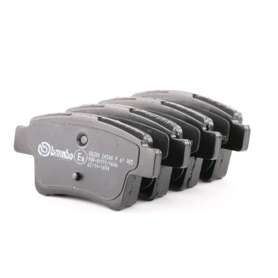 Imagen de BREMBO P 61 085 Juego de pastillas freno excl. contacto avisador desgaste con tornillos pinza freno, Chapa antichirridos accesorios