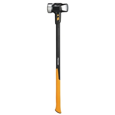 Imagen de Fiskars Maza Rompedora IsoCore XL, Para trabajos de demolición y clavado pilotes, 92 cm, 5,67 kg, Negro/Naranja, 1020164