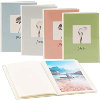 Imagen de Hama Susi Pastell Álbum de fotos (tapa suave, 24 páginas para en formato 10 x 15 cm, resistente archivar con anécdotas, protege la foto, mini álbum) colores pastel aleatorios