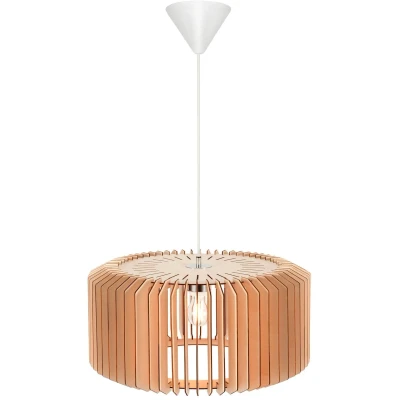 Imagen de Nordlux Lámpara colgante Asti 50 láminas madera alto 25 cm