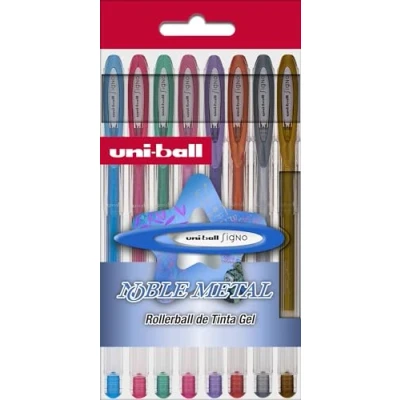 Imagen de UNI Ball Signo tinta gel Pack de 8 rotuladores con