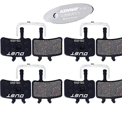 Imagen de CYCEARTH 4 Pares de Pastillas Freno Disco Bicicleta para Avid BB7 Elixir Juicy 3 5 7 (Semi Metallic)