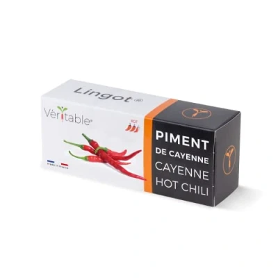 Imagen de Véritable Lingot® Chile Picante de cayena Bio Compatible con Huerto di Interior Exky® Recarga Lista para Usar Sustrato Semillas integradas