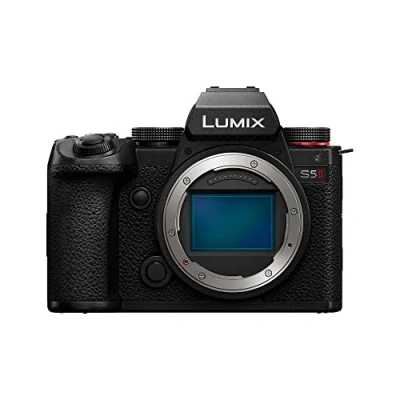 Imagen de Panasonic LUMIX DC S5 II, Cámara Sin Lente De Marco Completo, Espejo,4K 60P y 6k 30P Grabación, Pantalla Movible, Wi Fi, Phase Hybrid AF 779 Puntos, IS Activo, Negro