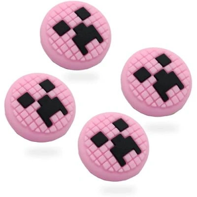 Imagen de MatoSan® 4 Tapones para Joystick compatibles con Nintendo Switch Grip Joy Lite Thumbstick OLED Accesorios Thumb Grips el Pulgar