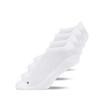 Imagen de Snocks 4 PACK Running LOW Calcetines tobilleros, Talla: 47 50, Weiß