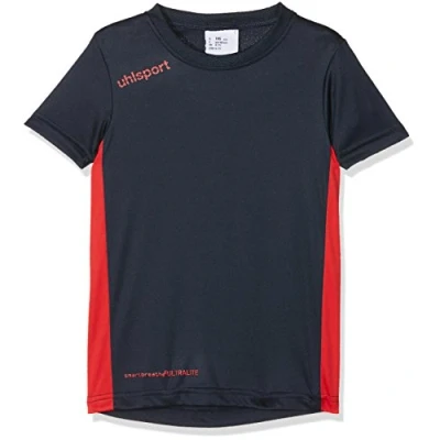 Imagen de Uhlsport Essential MC Camiseta de Juego Manga Corta, Hombre, Azul Marino/Rojo, 104