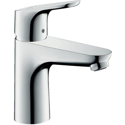Imagen de Hansgrohe 31513000 Focus 100 Grifo de Lavabo, con Consumo Agua reducido, Cromo, ComfortZone 100mm
