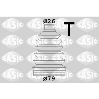Imagen de SASIC 4003460 Fuelle Palier lado de rueda Termoplástico RENAULT: Kangoo I, CLIO 1, I Express