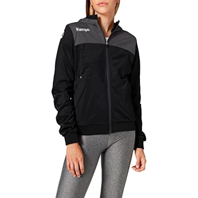 Imagen de Kempa Emotion 2.0 Hood Jacket Sudadera, Hombre, black/anthra, XL