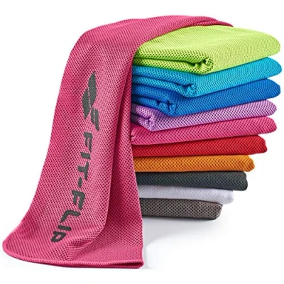 Imagen de Fit Flip Toalla de enfriamiento 120x35cm, Deporte refrescante, fría, Airflip Cooling Towel, Microfibra Color: Rosa, tamaño: 120x35cm