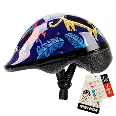 Imagen de Casco Bicicleta Bebe Helmet Bici Ciclismo para Niño Cascos Infantil Patinete Montaña BMX Carretera Skate Patines monopatines MV6 2 (XS(44 48cm), Jungle)