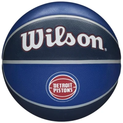 Imagen de Wilson NBA TEAM TRIBUTE BSKT DET PISTONS, 7, (WTB1300IDDET)