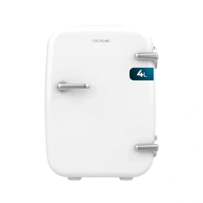 Imagen de Cecotec Mini Nevera Bolero MiniCooling 4L Habana White, Funcionamiento 12V 220V, Compatible coche y caravanas, Función enfriamiento calentamiento, Rango temperatura 5 65º, Transporte fácil