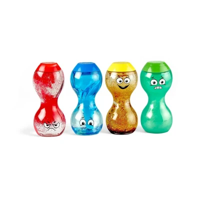 Imagen de Learning Resources Botellas sensoriales con las que expresar tus sentimientos, niños, emociones, fáciles de agarrar, 3+ años edad