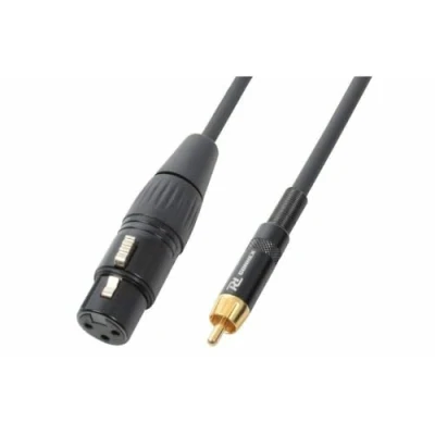 Imagen de Power Dynamics PD Connex CX54 3 Cable XLR Hembra RCA Macho 3.0m