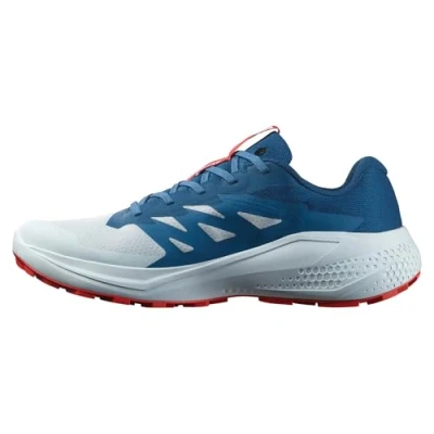 Imagen de Salomon Alphaglide Zapatillas de trail running, Hombre, Talla: 42, Ballad blue/dark blue/fiery red Zapatos