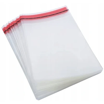 Imagen de OliveBird 100 pcs. Bolsas de Plástico Transparentes DIN A4, 21,5 x 30 cm, Celofán con Solapa Peel &amp; Seal
